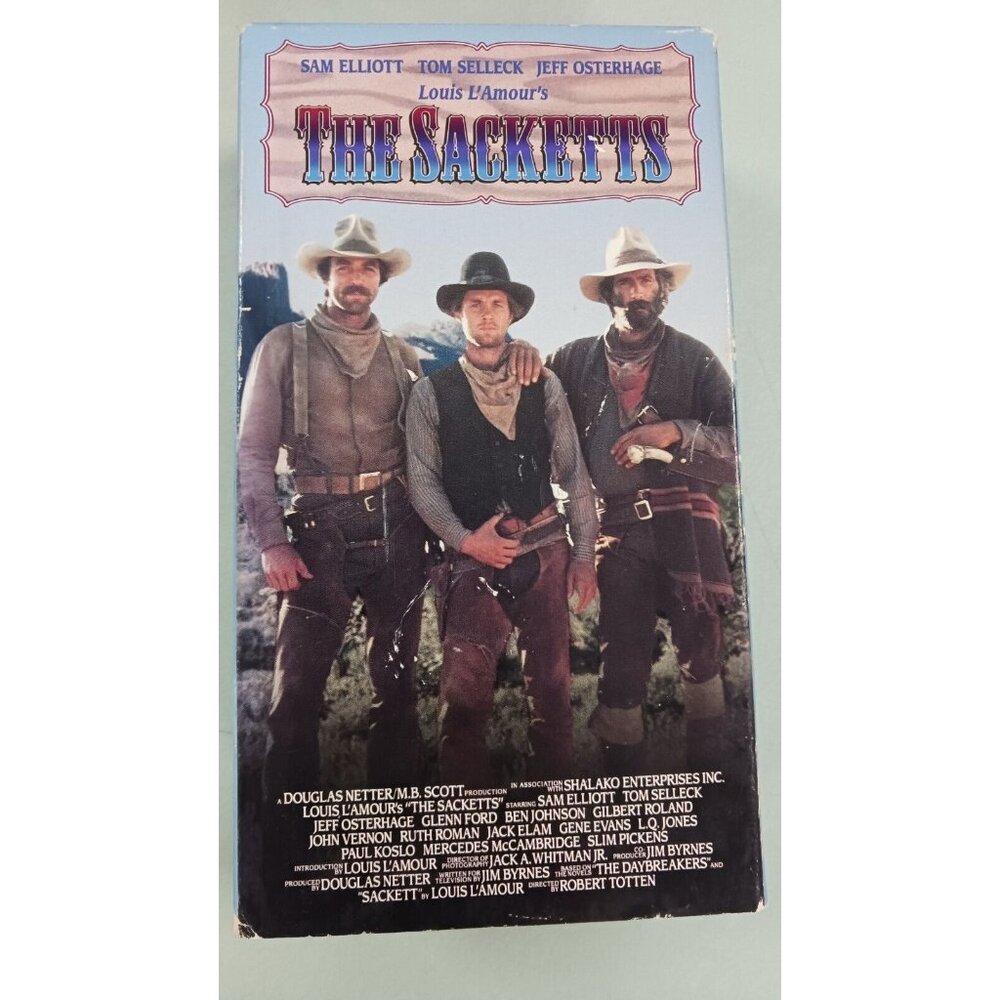 The Sacketts (VHS, 1991, 2-Tape Set)